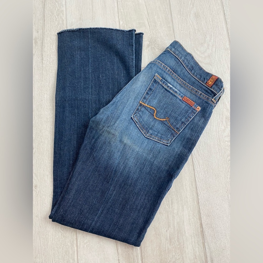 Vintage 7 For All Mankind Denim Boot Cut Pants 30